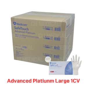 MEDICOM) Nitrile Glove (Advanced Platinum) #Large (1174D) (100ea*10box)