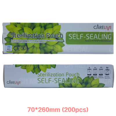 CARELIVE) Sterilization Pouch (70mm*260mm)
