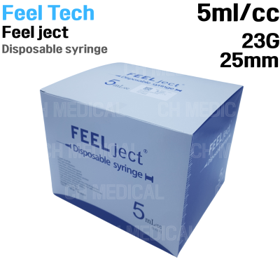 FEELTECH) FEELject Disposable Syringe 5ml 23G 25mm (100ea)