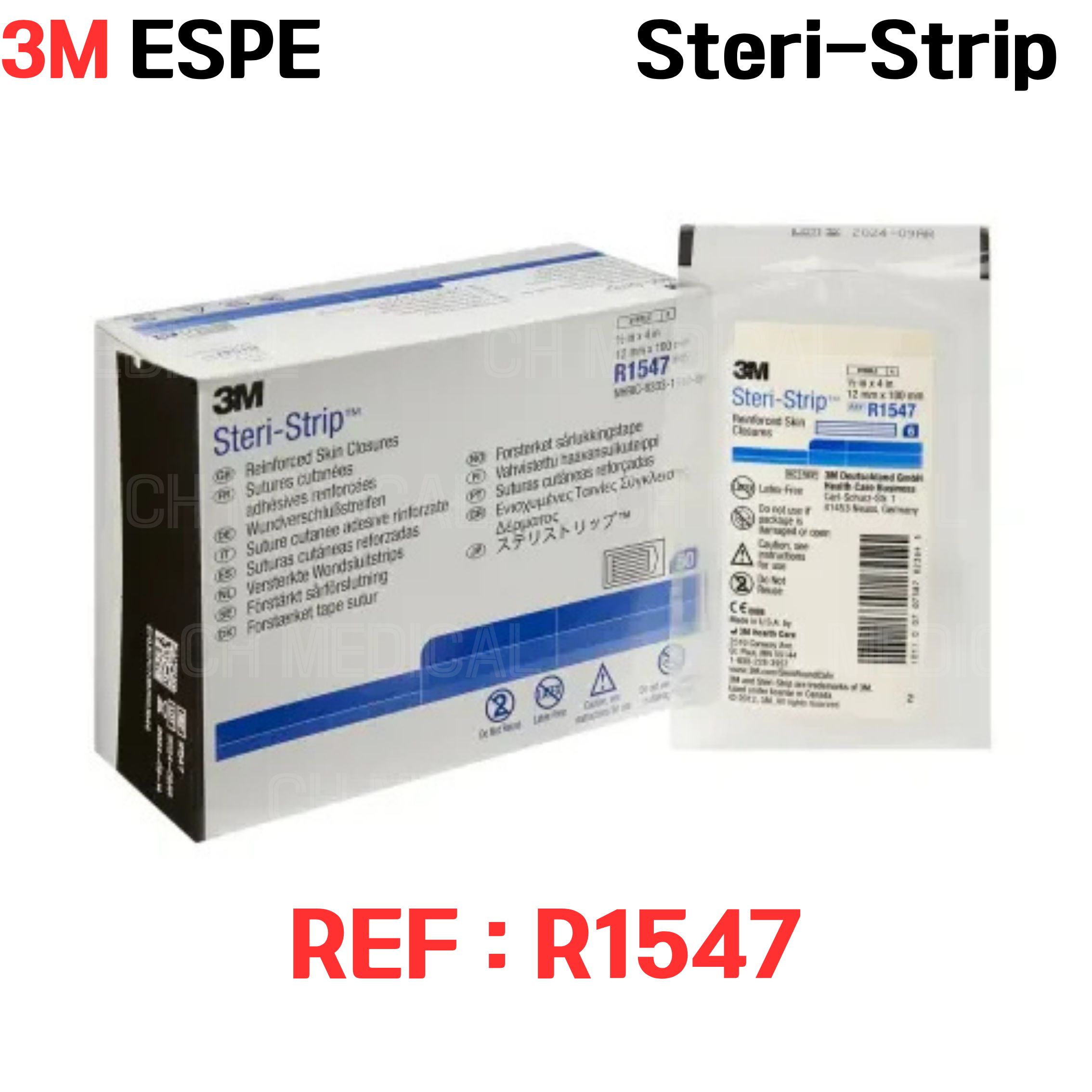 3M)Steri-strip #R1547 (50ea)