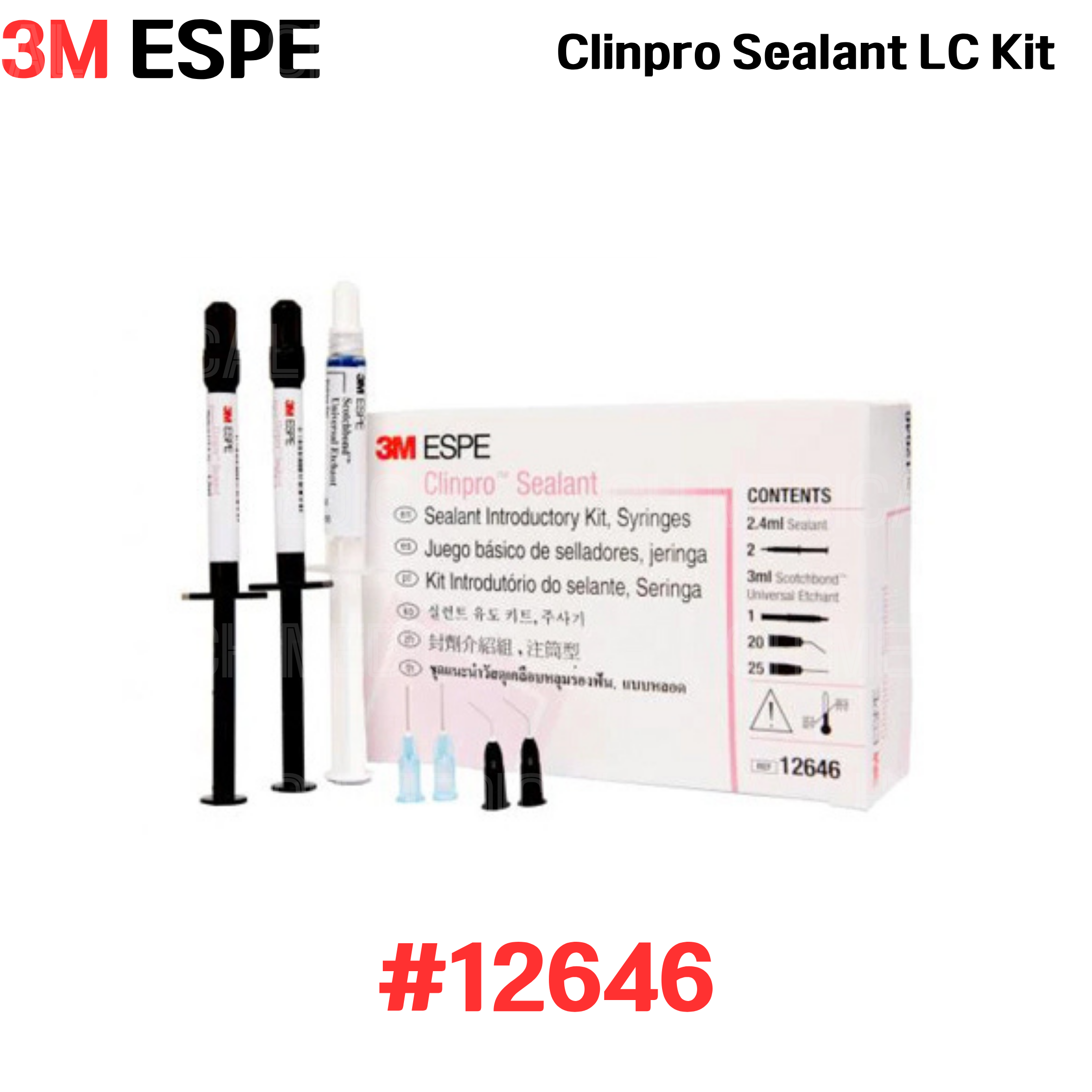 3M) Clinpro Sealant Syringe Kit #12646