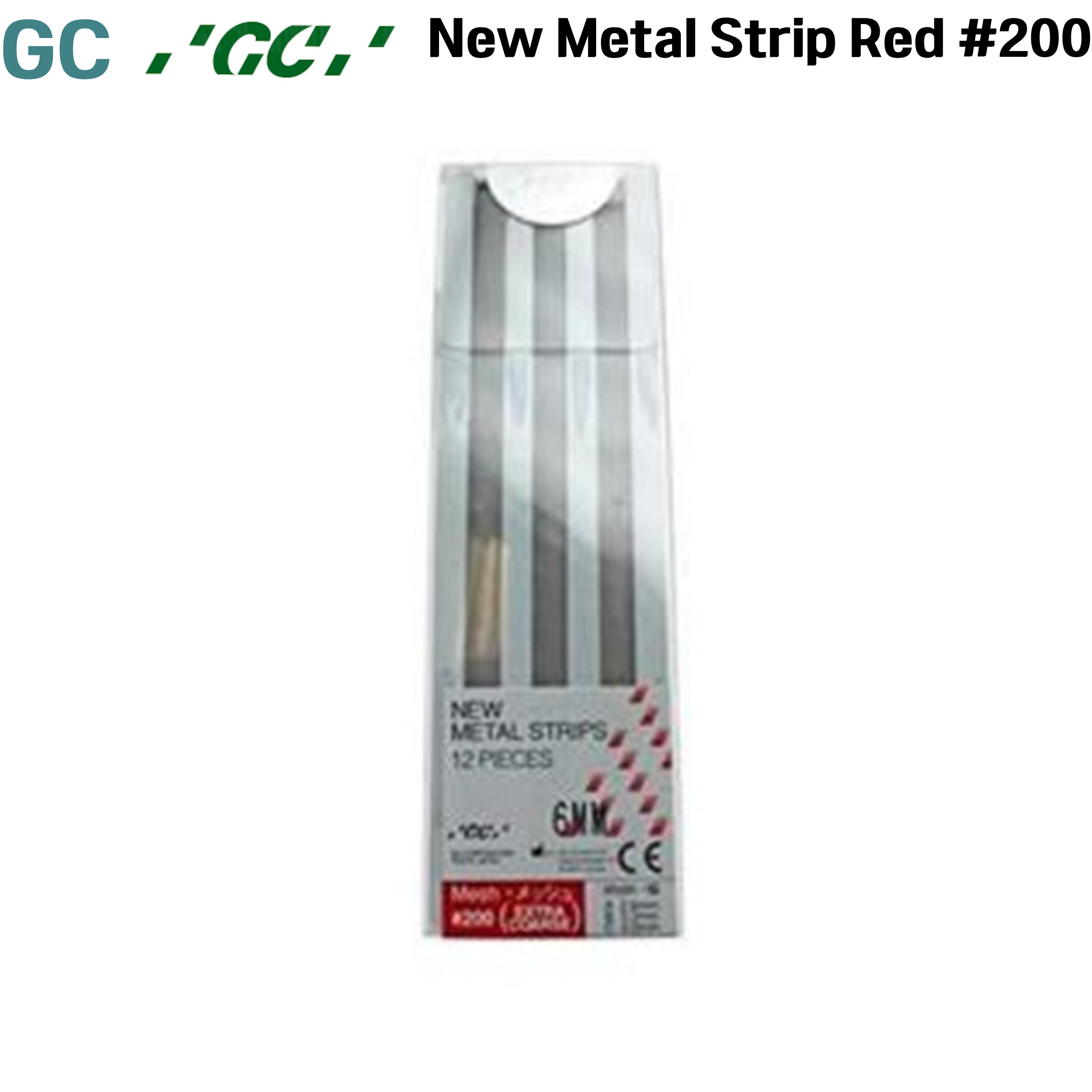 GC) Metal Strip Red #200 (12pcs)