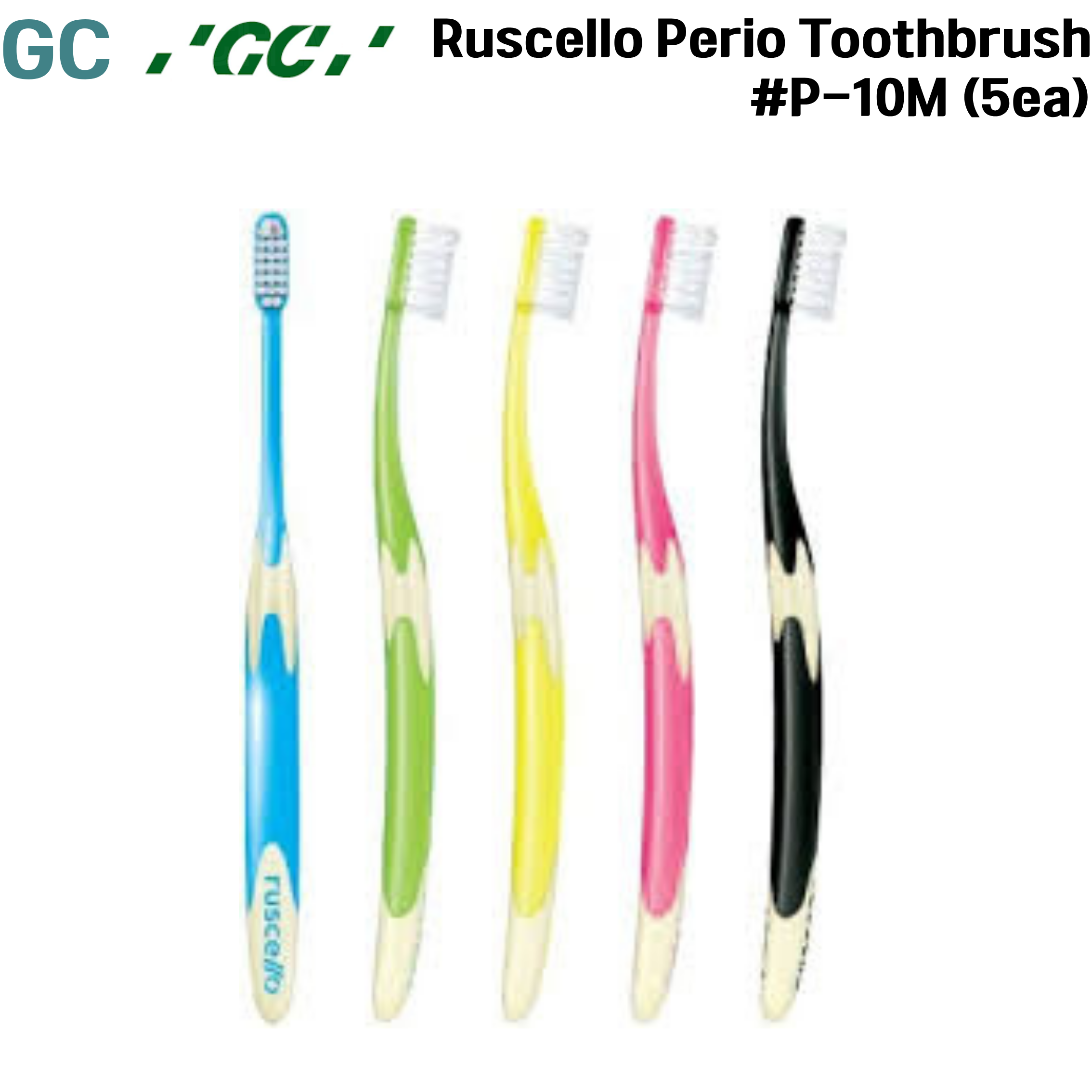 GC) Ruscello Perio Toothbrush #P-10M (5ea)