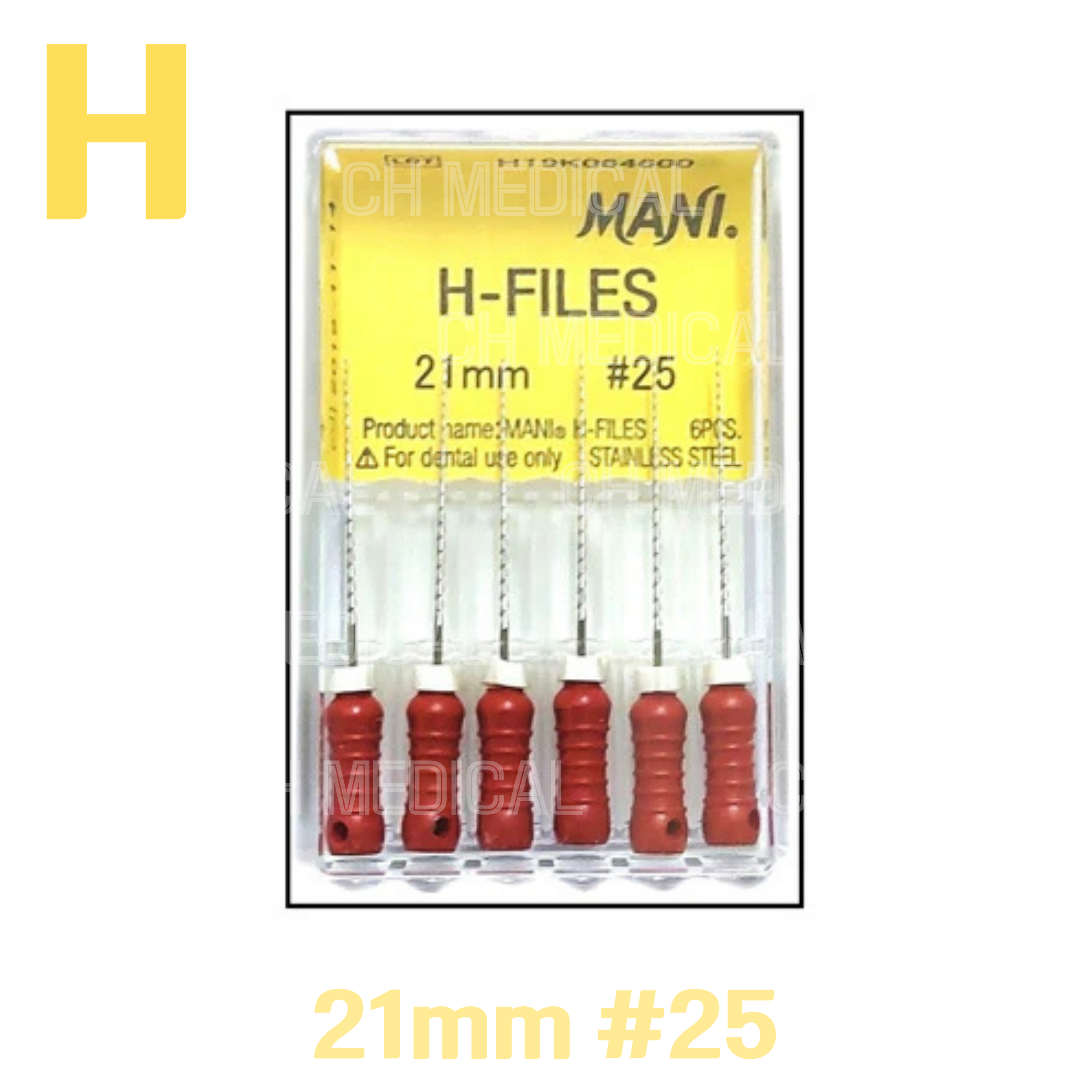 MANI) H-File 21mm #25 (6ea)