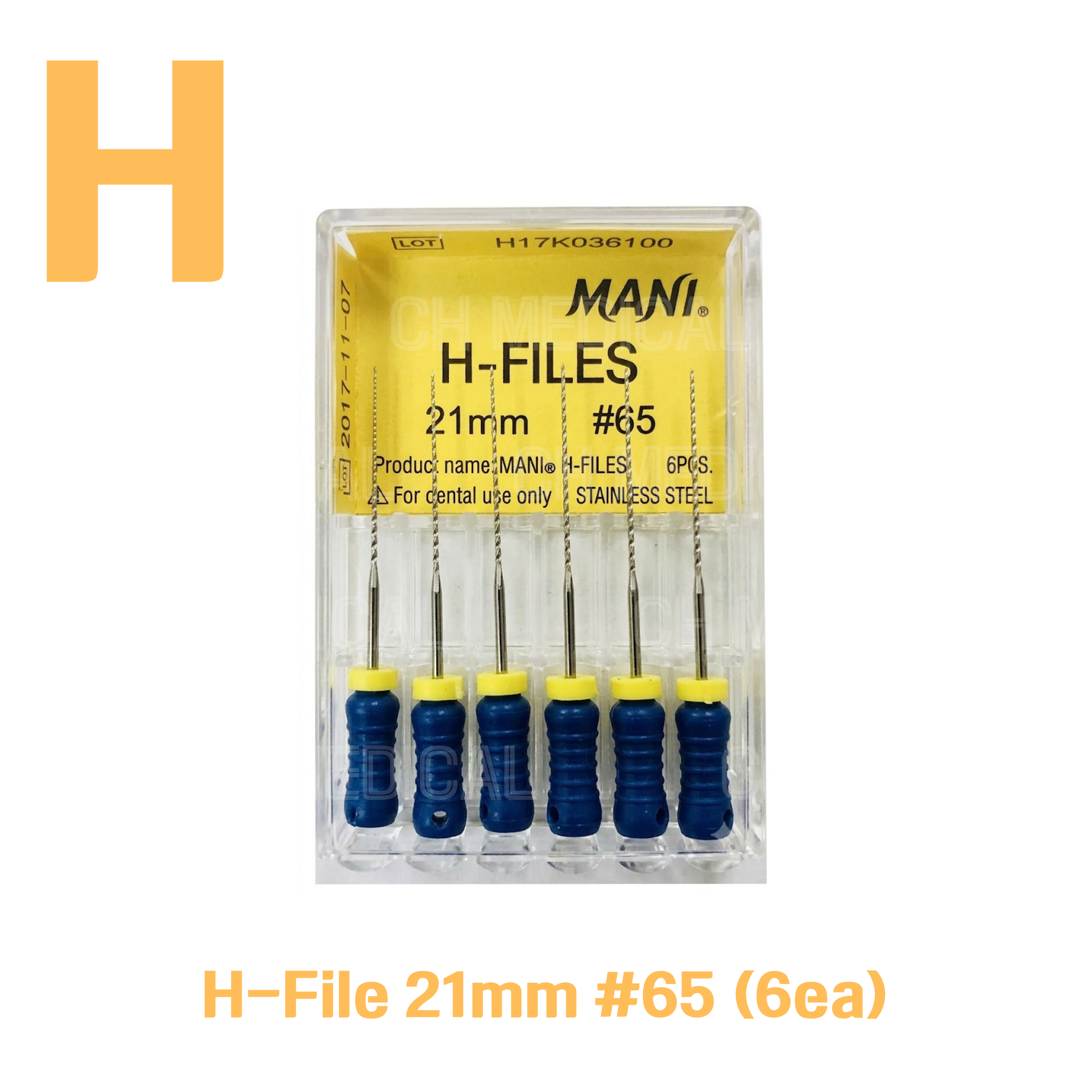 MANI) H-File 21mm #65 (6ea)