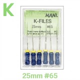 MANI) K-File 25mm #65 (6ea)