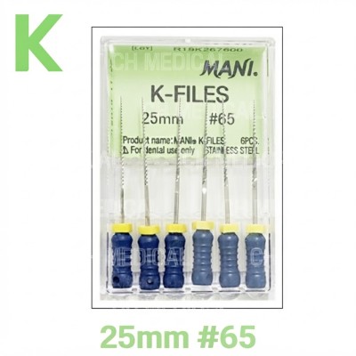 MANI) K-File 25mm #65 (6ea)
