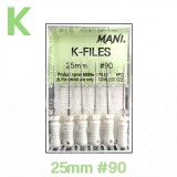 MANI) K-File 25mm #90 (6ea)