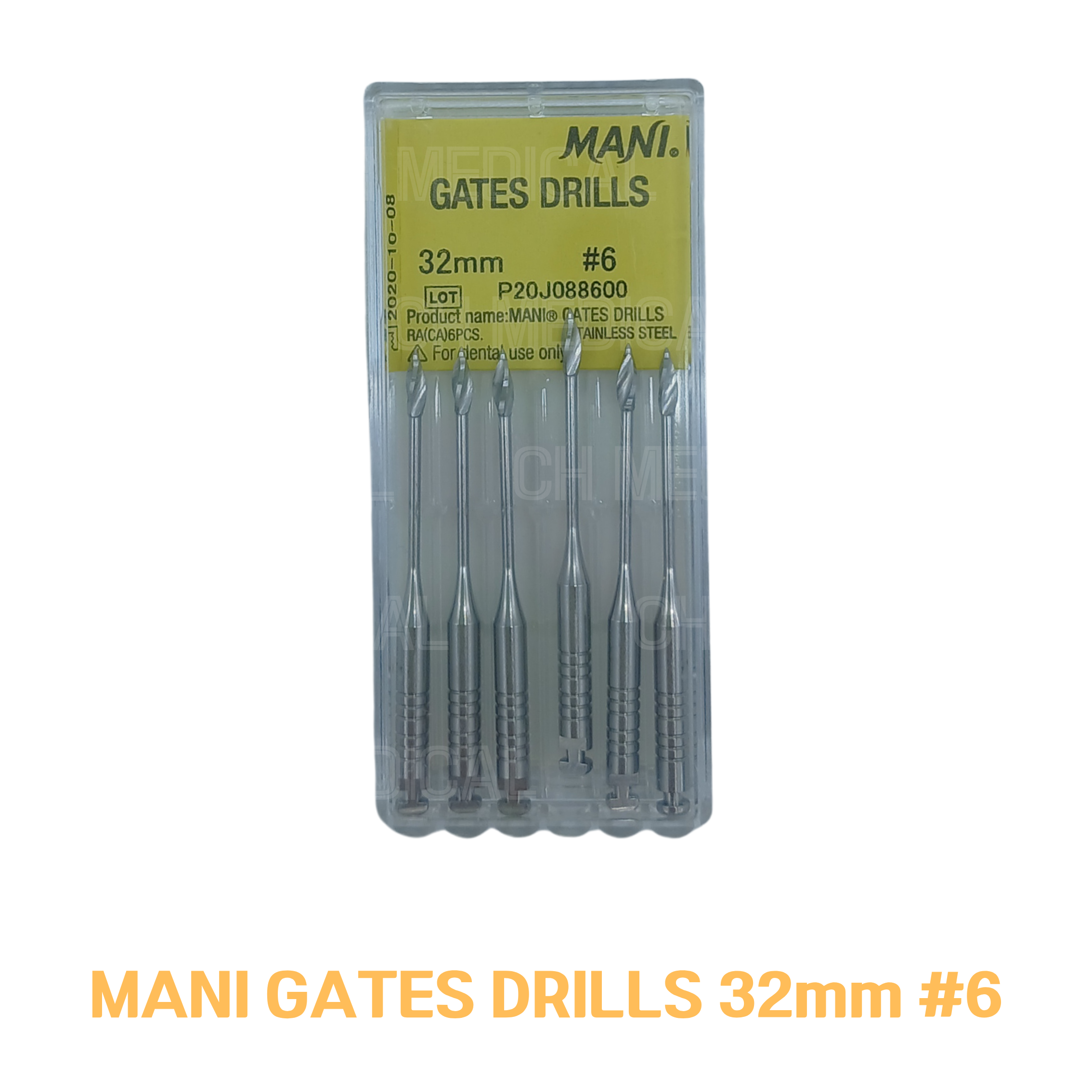 MANI) Gate Glidden Bur 32mm #6 (6ea)