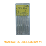 MANI) Gate Glidden Bur 32mm #6 (6ea)