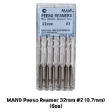 0016-0294 MANI) Peeso Reamer 32mm #2 (0.9mm) (6ea)