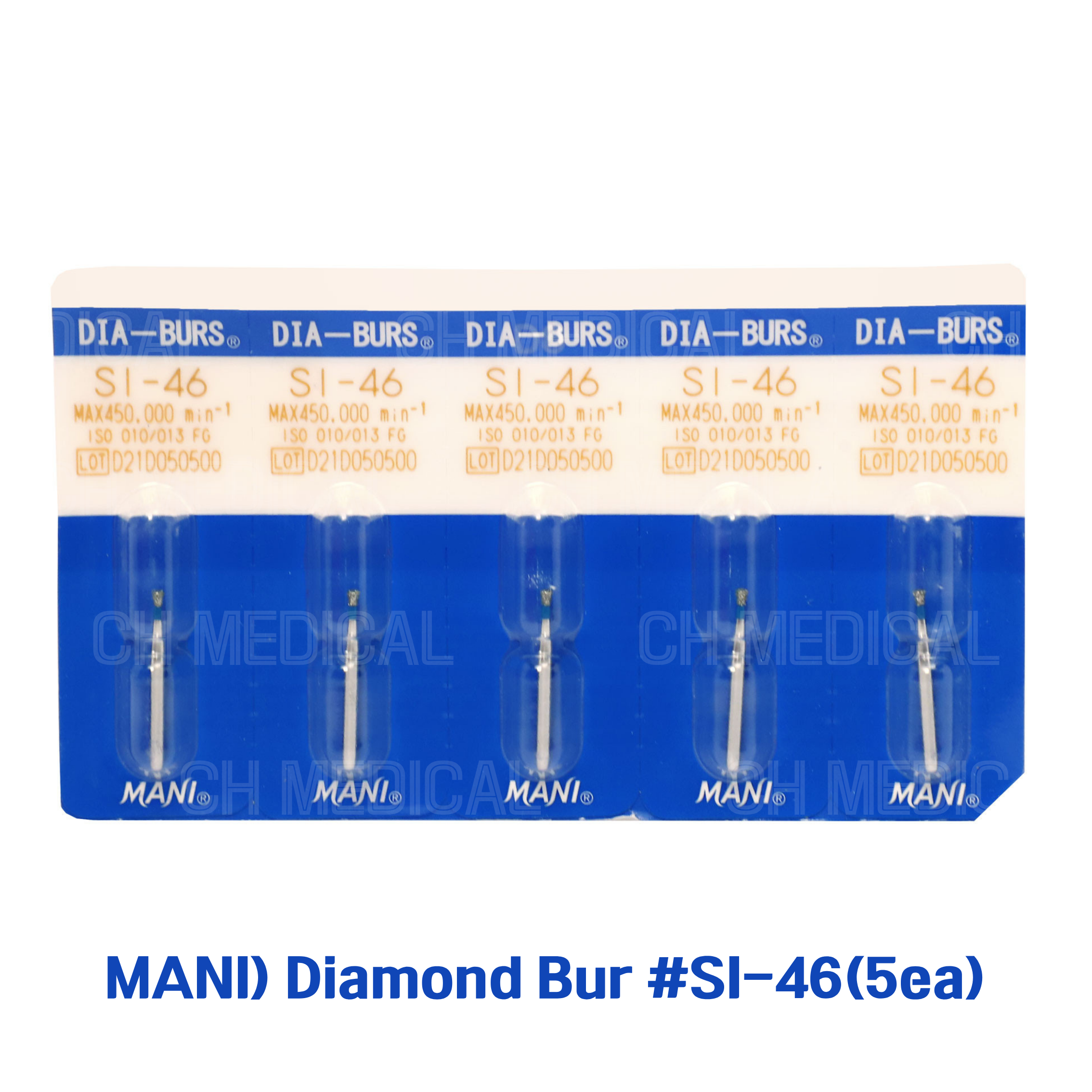MANI) Diamond Bur #SI-46 (5ea)