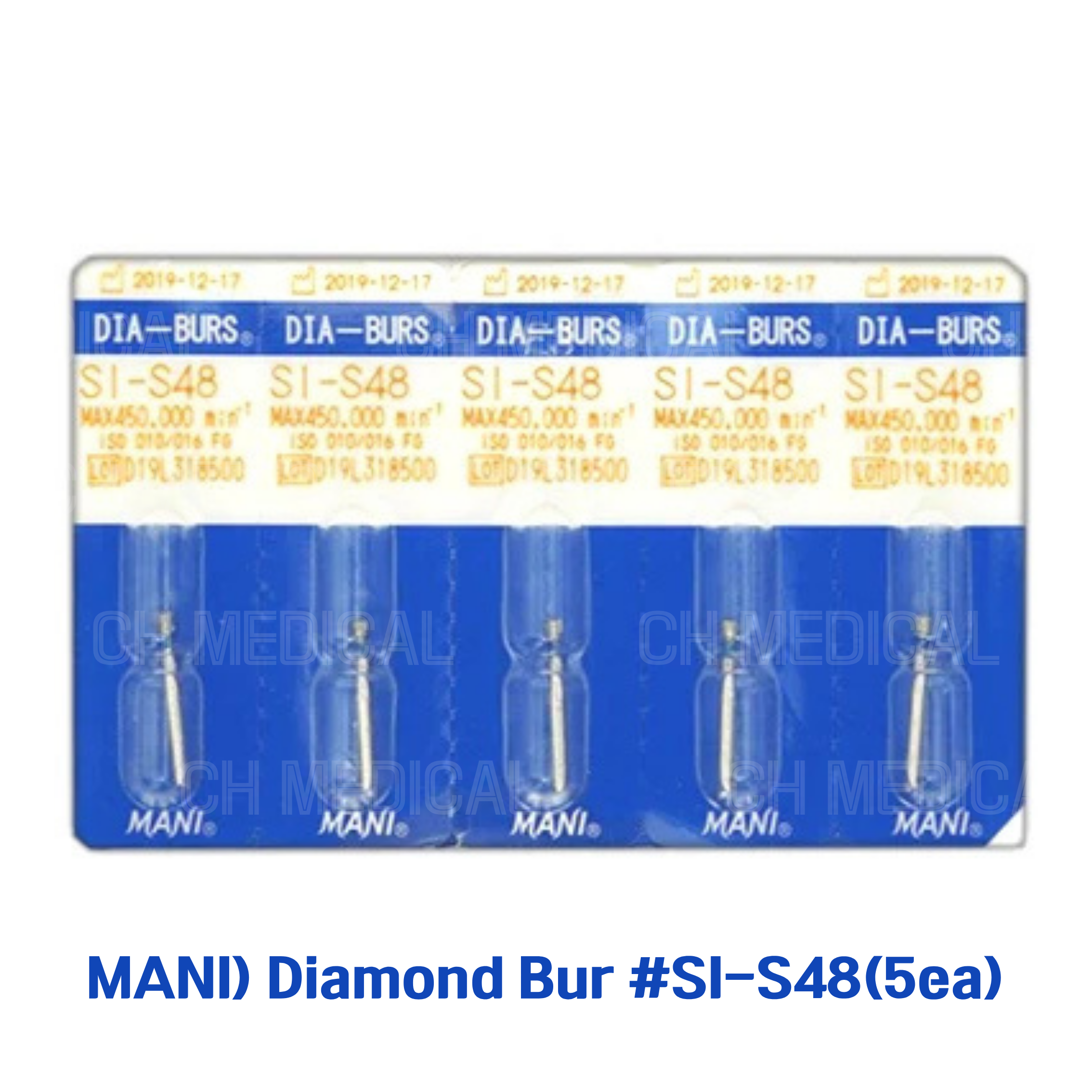 MANI) Diamond Bur #SI-S48 (5ea)