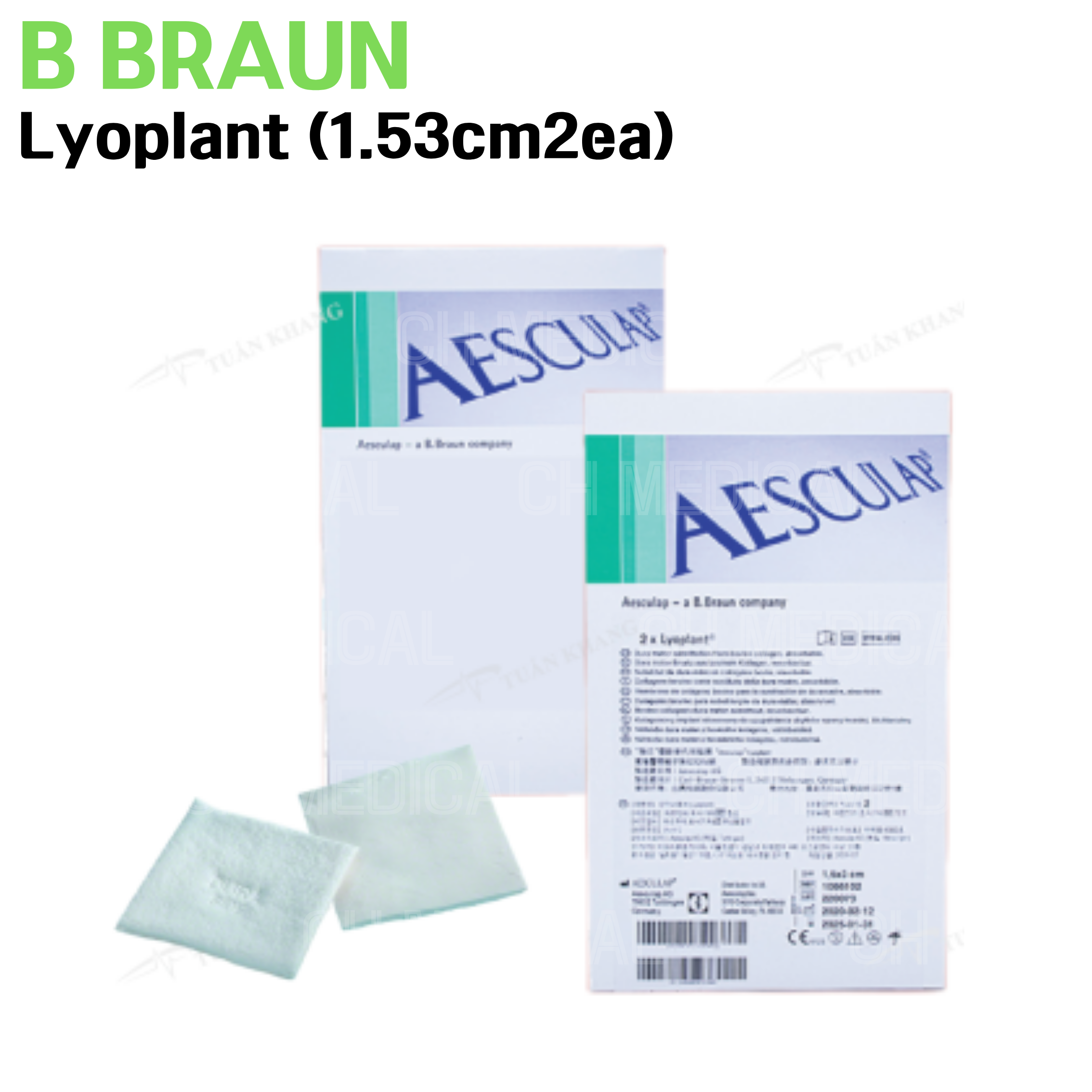B.BRAUN) Lyoplant (1.5*3cm*2ea)