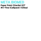 META) Paper Point (Sterile) 02T #X-Fine (Cellpack) (120ea)