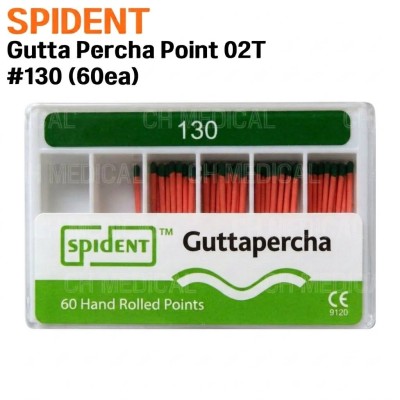SPIDENT) Gutta Percha Point 02T #130 (60ea)