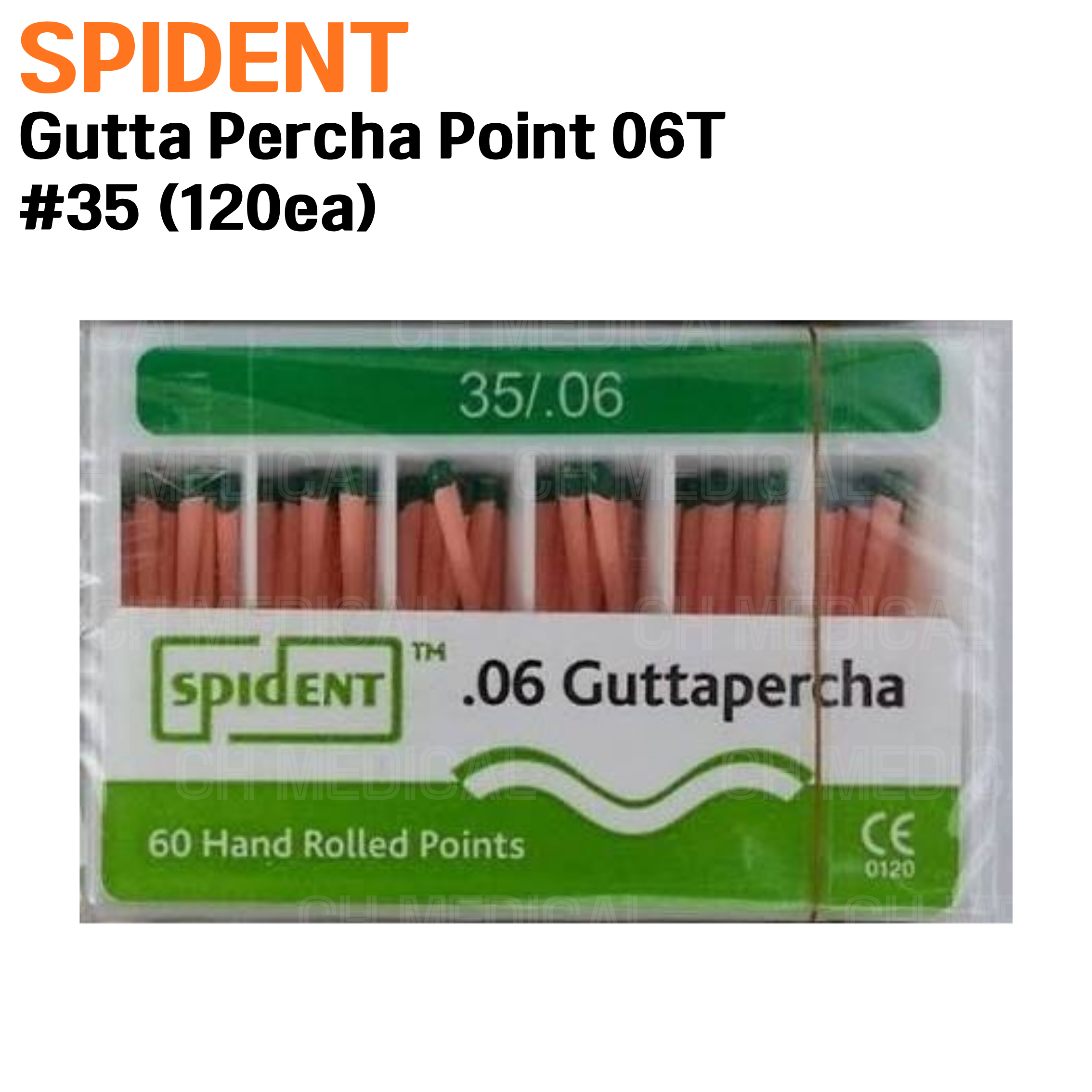 SPIDENT) Gutta Percha Point 06T #35 (60ea)