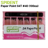 SPIDENT) Paper Point 04T #40 (100ea)