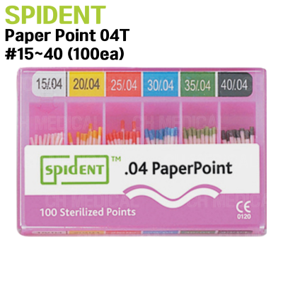 SPIDENT) Paper Point 04T #15~40 (100ea)