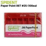 SPIDENT) Paper Point 06T #25 (100ea)