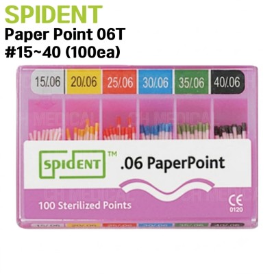 SPIDENT) Paper Point 06T #15~40 (100ea)