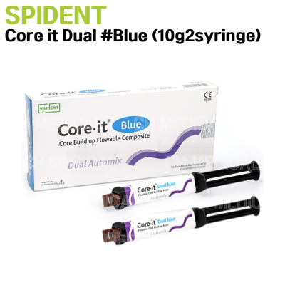 SPIDENT) Core it Dual #Blue (10g*2syringe)