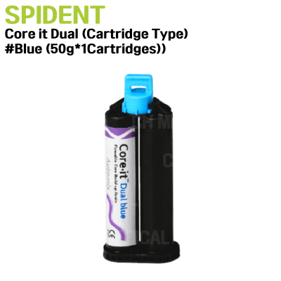 SPIDENT) Core it Dual (Cartridge Type) #Blue (50g*1Cartridges)