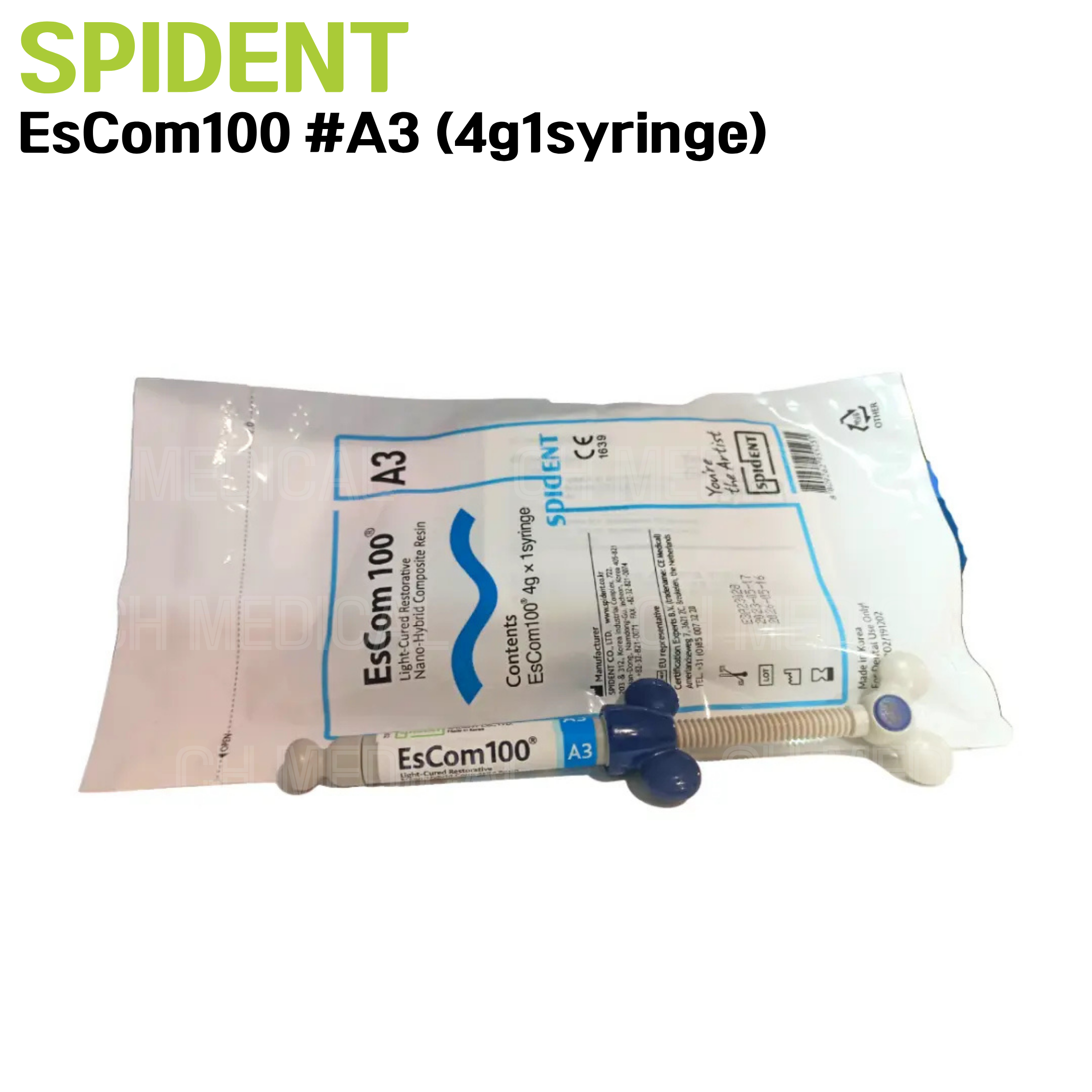 SPIDENT) EsCom100 #A3 (4g*1syringe)