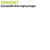 SPIDENT) EsCom250 #A3 (4g*1syringe)