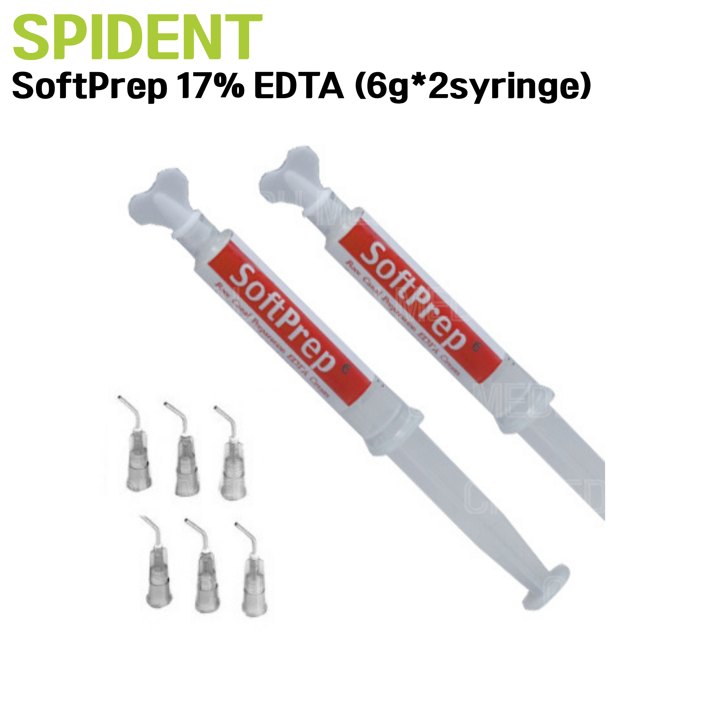 SPIDENT) SoftPrep 17% EDTA (6g*2syringe)