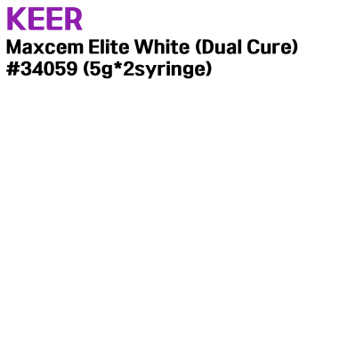 KERR) Maxcem Elite White (Dual Cure) #34059 (5g*2syringe)